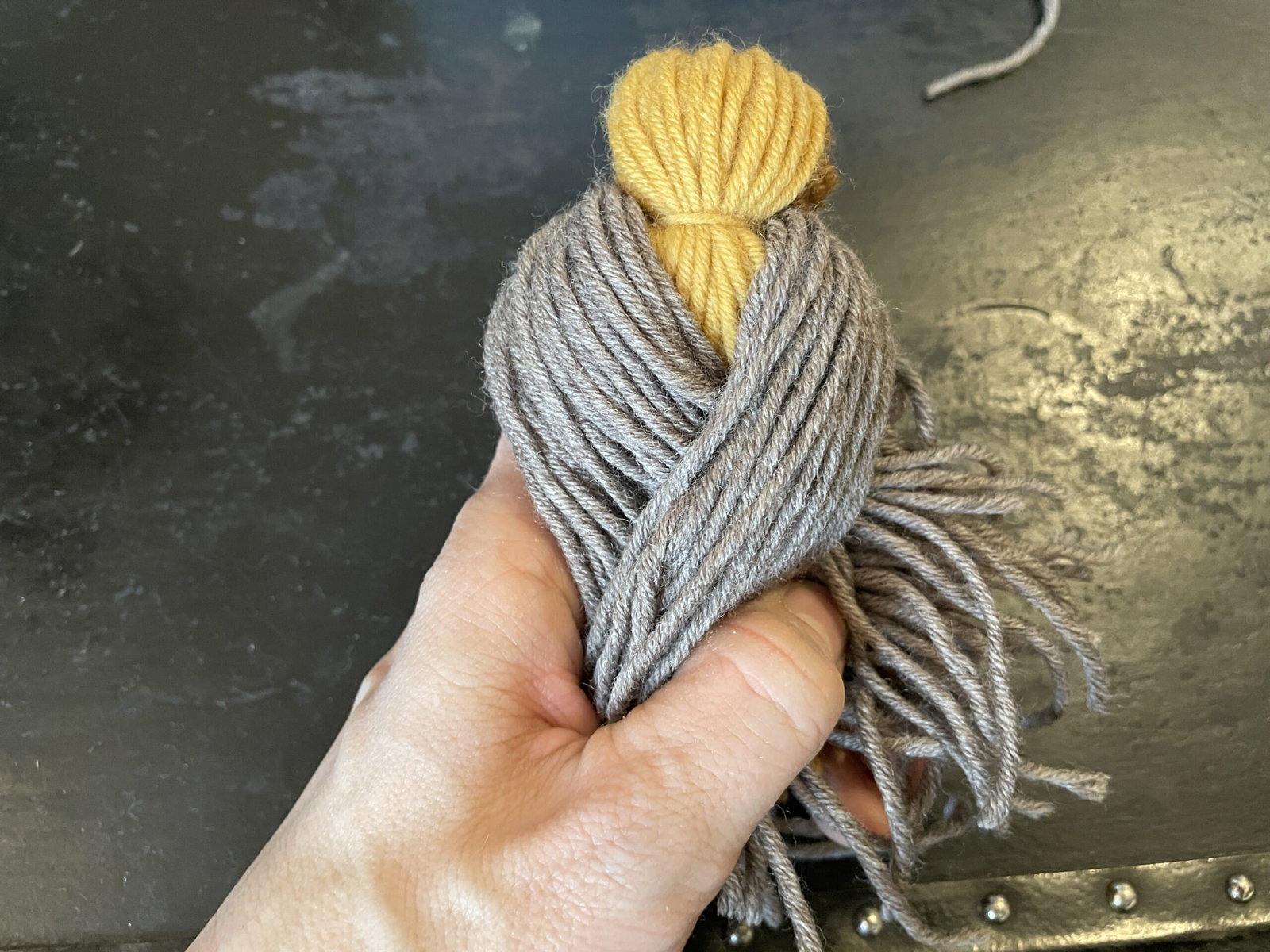 Vogel aus Wolle