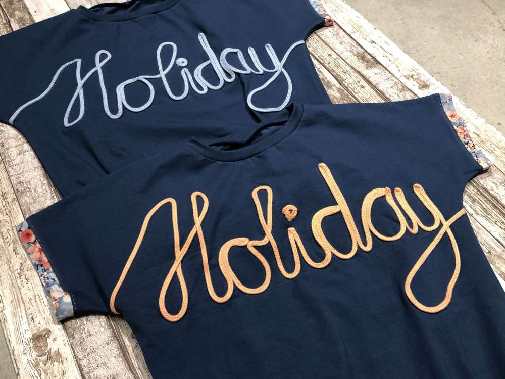 Mit Kordel nähen - Holiday