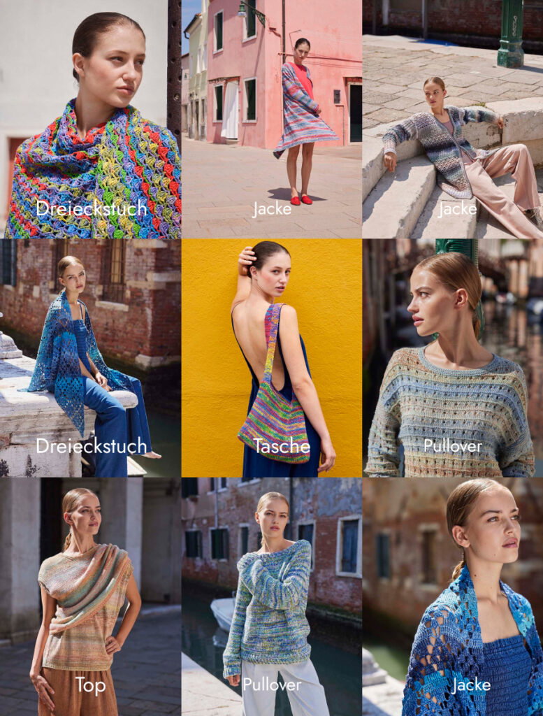 Punto 91 Colorful Pullover Jacken Tops Multicolor Garne Lang Yarns